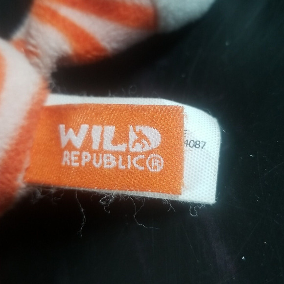 Wild Republic Hug Huggers Slap Wrist Bracelet Stroller Orange Tiger 4" Stuffy - Picture 5 of 10